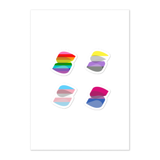 Solid Pride Stickers